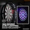 Accudart Nighthawk 2 in 1 LED/Blacklight Bristle Dartboard Surround Set DA9500W - alternate 2